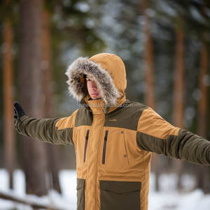 Vêtements <span class=keywords><strong>de</strong></span> <span class=keywords><strong>chasse</strong></span> d'hiver pour hommes, camouflage orange <span class=keywords><strong>Sitka</strong></span>, imperméables et respirants, avec fonction coupe-vent, vente en gros - Product Image 1