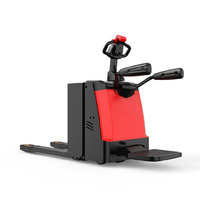 Nouveau chariot élévateur électrique de 2 tonnes à commande debout, à batterie Li-Ion, pour usage agricole, de construction et commercial, avec outils de levage et transpalette électrique