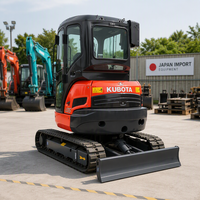 Livraison Gratuite Mini-Excavatrice KUBOTA U35 3,5 Tonnes 4 Tonnes 5 Tonnes 5,5 Tonnes, Excavatrices sur Chenilles, Moteur Kubota, Certifiées EPA CE, Excavatrice Agricole