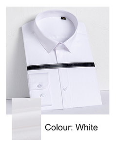 Anti-Shrink Men's Suit Shirt High Quality <strong>Shirting</strong> Cotton Fabrics Suit Shirt Casual Shirt for Business Suit Matching Formal Wear - Product Image 2