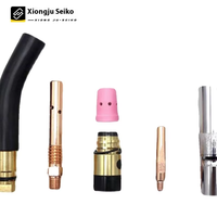 Accessoires de soudage TIG automatique pour robot Yaskawa 350A, couleur argentée, torche de soudage, tige de connexion, manchon d'isolation, coude