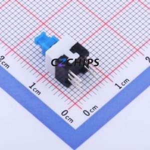 YTSPS-22E70NL Push Button Switch Through hole Component (THT) Switch Double Pole Double Throw Square Plunger Through Hole White - Product Image 2