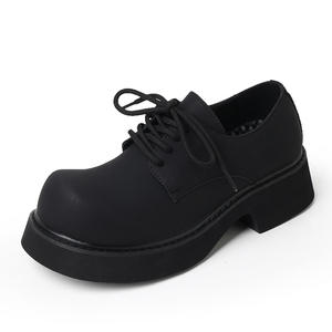 Zapatos de Hombre con Suela Gruesa y Borde Ancho para Vestir, Zapatos Negros Modernos para Hombre, Modelo Nuevo 2025, Zapatos que Aumentan la Estatura - Product Image 6