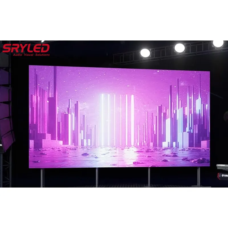 A todo Color 500x500mm Interior Exterior Gigante Fondo de escenario LED Video Wall Alquiler P1.95 P2.6 P2.9 P3.91mm Pantalla de visualización LED