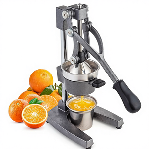 मैनुअल कास्ट आयरन स्टेनलेस स्टील वाणिज्यिक साइट्रस जूसर पेशेवर नींबू/नारंगी/अंगूर का निचोड़ पोर्टेबल आसान साफ - Product Image 1