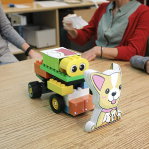 Juego de bloques de codificación inteligente preescolar ICBlocks, <span class=keywords><strong>Kit</strong></span> de vástago, Kits de robótica, juegos de juguetes de codificación técnica de piernas - Product Image 1