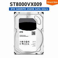 Disque dur de surveillance ST8000VX009 8 To SATA 6 Gbit/s 5400 tr/min 256 Mo de cache 3,5 LFF 512e