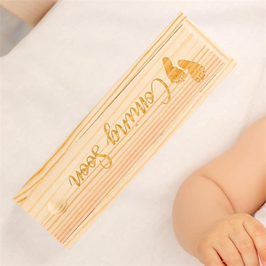 Boîte de test de grossesse de bébé en gros d'usine boîte d'annonce de grossesse gravée au laser en bois - Product Image 6