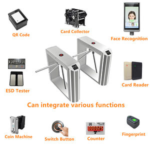 Tourniquet trépied semi-automatique à prix d'usine avec solutions complètes de contrôle d'accès pour cartes mensuelles et annuelles de salle de sport - Product Image 3