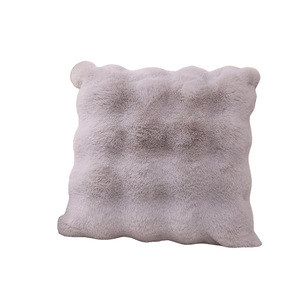 Housse de coussin personnalisable lavable en machine, forme nuage, en polaire épaissie, douce, anti-peluchage, pour salon, canapé, chambre à coucher - Product Image 3