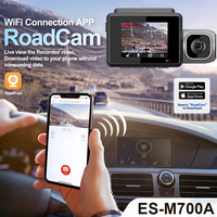 Caméra de voiture cachée 1080P HD double objectif, caméra DVR pour Volkswagen, WiFi, vision nocturne super performante, caméra de tableau de bord avant/arrière, 1 an