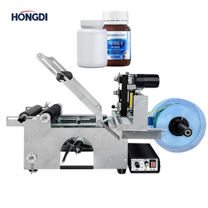 Machine d'étiquetage automatique haute précision pour bouteilles et canettes, avec écran tactile PLC électrique, pour la production domestique et en petites séries - Product Image 1