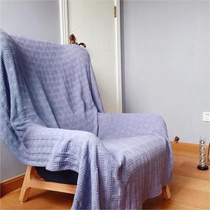 Manta 100% Algodón, Manta de Verano para Oficina con Aire Acondicionado, <span class=keywords><strong>Cubre</strong></span> Sofá, Toalla, <span class=keywords><strong>Colcha</strong></span> - Product Image 6
