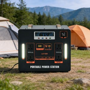 2500瓦轻型便携式电源站 高容量磷酸铁锂电池，适用于户外探险和家庭备用 - Product Image 3