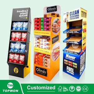 Estante de cartón personalizado para aperitivos, expositor Pop Up de cartón promocional, Pos - Product Image 6
