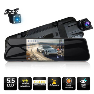 Pantalla táctil de 10 pulgadas Lentes duales Inteligencia Dash Cam WiFi GPS 4K Cámara Coche ADAS BSD HDR Monitoreo de estacionamiento Conducción asistida - Product Image 3