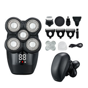 <span class=keywords><strong>Rasoir</strong></span> <span class=keywords><strong>électrique</strong></span> USB étanche IPX7 pour <span class=keywords><strong>homme</strong></span>, 10000 tr/min, tondeuse à cheveux, <span class=keywords><strong>rasoir</strong></span> rotatif flottant 5D, multifonctionnel 5-<span class=keywords><strong>en</strong></span>-1 pour le visage - Product Image 1