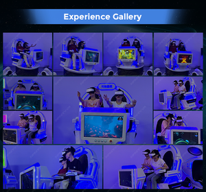 Vr Starship Shape Vr Amusement Ride <span class=keywords><strong>Simulator</strong></span> Máquinas de realidad virtual Vr 9D Egg Motion Chair 2 asientos 9D Cine de realidad virtual - Product Image 6