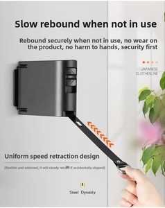 <span class=keywords><strong>Stendibiancheria</strong></span> a Muro Retrattile Senza Foratura, Moderno e Minimalista, <span class=keywords><strong>per</strong></span> Interni, Portatile e Invisibile, Vendita all'Ingrosso - Product Image 2