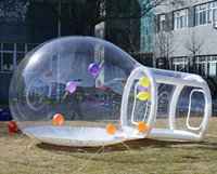 Vente directe d'usine Kids Party Clear Dome Balloon Outdoor Garden Bulle gonflable Bounce House