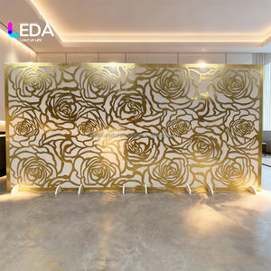 ฉากหลังงานแต่งงาน โรงแรม เฟอร์นิเจอร์เชิงพาณิชย์ รุ่น LEDA โมเดิร์น คุณภาพสูง สีทองโรสโกลด์ - Product Image 1