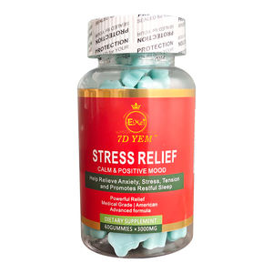 Gommes anti-<span class=keywords><strong>stress</strong></span> de marque privée pour soulager l'anxiété et le <span class=keywords><strong>stress</strong></span> favorisent un sommeil sain 60 bonbons - Product Image 6