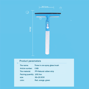Nettoyeur de <span class=keywords><strong>vitres</strong></span> multifonctionnel 3-en-1 avec éponge double face et pulvérisateur <span class=keywords><strong>pour</strong></span> pare-brise de voiture - Product Image 2