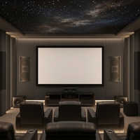 Système de cinéma maison personnalisé, enceintes métalliques haut de gamme, plan de conception de système de cinéma professionnel, devis pour amplificateur de puissance