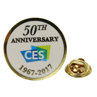 Badges ronds personnalisés en métal pour revers, avec logo sur mesure, pour cadeaux (vente en gros)