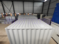 Conteneurs de stockage portables en acier démontables, à assembler, de 10', 12', 16', 20' pieds, en kit plat