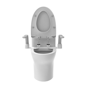 Barra de apoyo plegable Dakang para inodoro, capacidad de carga de 150 kg, instalación sin taladro, para ancianos, embarazadas, discapacitados, ayuda de seguridad para el baño - Product Image 4