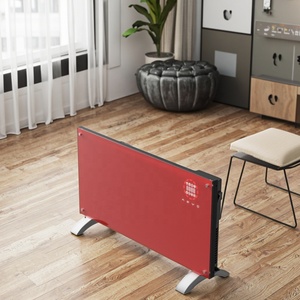 Grand écran <span class=keywords><strong>LED</strong></span>, radiateur portable autoportant, <span class=keywords><strong>plat</strong></span>, étanche IP44, protection contre la surchauffe, panneau chauffant en fibre de carbone, 1500W - Product Image 5