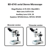 Boshida BD-45B2 Stereo Microscope With Bottom Light and Top Light