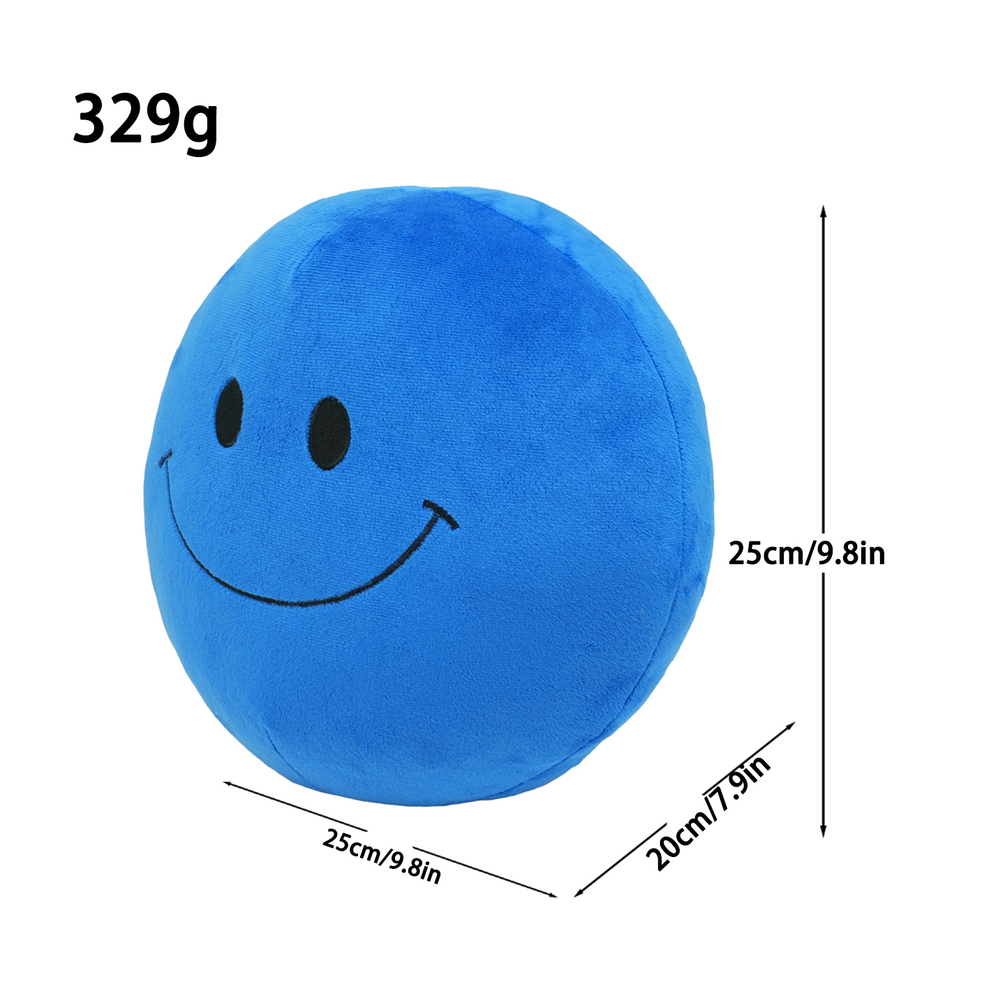 Coussin décoratif bleu