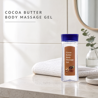 Gel de massage corporel au beurre de cacao - Hydratant et éclaircissant naturel à base de plantes