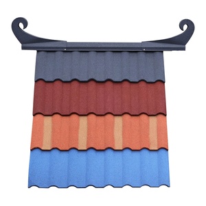 Ne se décolore pas Garantie de tuile en acier revêtue de pierre 50 ans Revêtement de sable Feuille de <span class=keywords><strong>toiture</strong></span> en métal Bardeaux à secouer <span class=keywords><strong>ardoise</strong></span> - Product Image 6