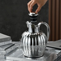 Bouteille d'eau isotherme en acier argenté Kepp Warm, thermos sous vide 24 heures, style de vie luxueux