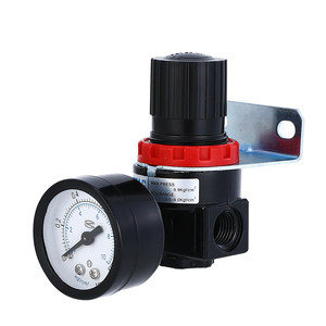 Válvula Reguladora <span class=keywords><strong>de</strong></span> <span class=keywords><strong>Presión</strong></span> <span class=keywords><strong>de</strong></span> <span class=keywords><strong>Aire</strong></span> Neumática AR2000, 1/4" NPT, Filtro <span class=keywords><strong>de</strong></span> <span class=keywords><strong>Aire</strong></span> Compacto con <span class=keywords><strong>Manómetro</strong></span> para Compresor - Product Image 1