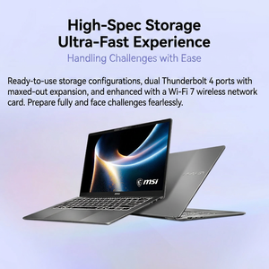 Portátil Empresarial <span class=keywords><strong>MSI</strong></span> <span class=keywords><strong>Prestige</strong></span> 14 AI+ 2026 Ultra7 355 de 14 Pulgadas, 2.8K Oled, 120Hz, Windows 11 AI+ PC - Product Image 4