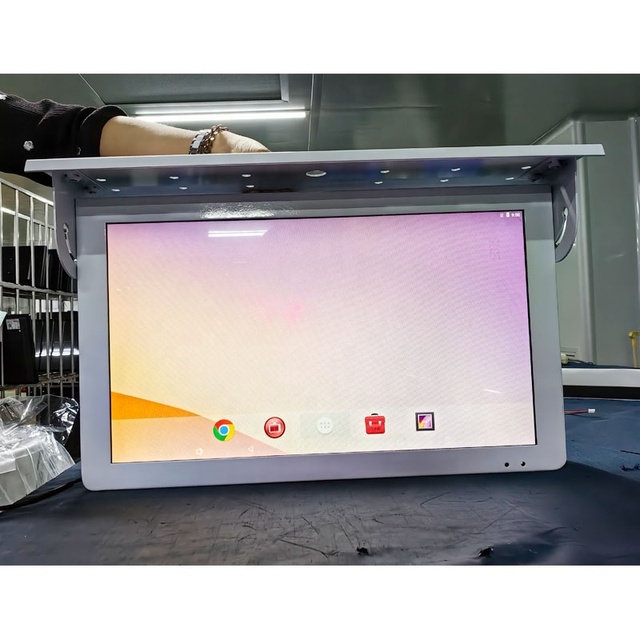 Bems 17" 19" 22 Inch Android/xp AV USB SD DC Double Screen Play Together 24V Roof/mount Bus Tv Led/lcd Monitor Digital Signage
