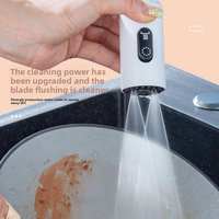 Robinet de cuisine monocommande en laiton céramique multifonctionnel 360° chromé brossé, mitigeur extractible gourmet pour eau chaude et froide