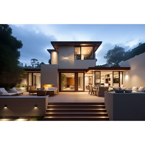 Casa Prefabricada de Acero de Diseño Moderno y Lujo a Bajo Costo, de Múltiples Pisos, Personalizable, de Instalación Rápida, Villas, Edificio de Viviendas Adosadas - Product Image 2