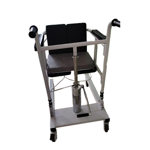 Lève-personne hydraulique portable à ouverture à 180 degrés pour transfert de patients, <span class=keywords><strong>fauteuil</strong></span> <span class=keywords><strong>roulant</strong></span> avec cadre en acier au carbone, roues silencieuses, solution tout-en-un pour le bain et les soins aux toilettes - Product Image 2