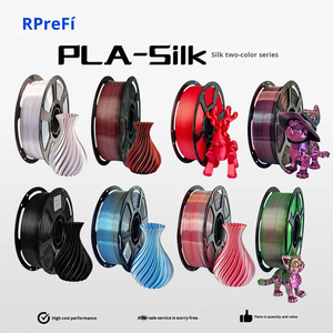 Filament d'impression 3D PLA 1,75 mm 1 kg, fournitures d'impression 3D, PLA soie rose vert, matériau d'impression 3D, soie double couleur - Product Image 3