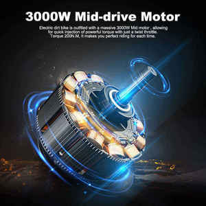 Motocicleta Todoterreno de 48v para Adultos, Mini Motocicleta de Montaña, Directo de Fábrica en China - Product Image 5