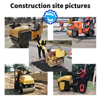 Compacteur multifonctionnel 1.5 tonnes Rouleau à tambour simple et double pour l'espace confiné et l'entretien des routes
