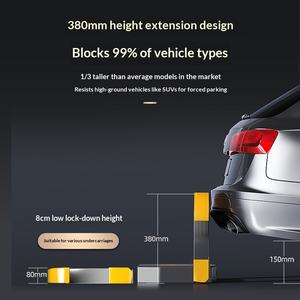 Bloqueador de Estacionamiento de Acero Inoxidable con Bloqueo Automático por Inducción, Control Remoto Inteligente y Anti-Ocupación - Product Image 4