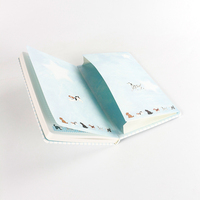 Cuaderno de Tapa Dura de Cuero PU con Estampado de Perro Adorable, Diario Personalizado A5s con Banda Elástica, Planificador Diario, Bloc de Notas de 100 Hojas, Regalo de Papelería