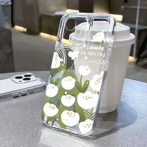 เคสโทรศัพท์มือถือกันกระแทกลายดอกไม้สีน้ำมันใสความละเอียดสูงสำหรับ <span class=keywords><strong>iPhone</strong></span> 7,8,<span class=keywords><strong>11</strong></span>, 12, 13, 14, 15, 16 <span class=keywords><strong>PRO</strong></span> <span class=keywords><strong>MAX</strong></span> - Product Image 6