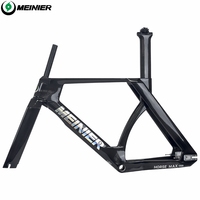 Cadre de vélo à vitesses fixes, compatible avec pneus 700*28C, boîtier de pédalier BSA, cadre en fibre de carbone, moyeu 100x9mm/120x10mm, cadre de vélo de piste aérodynamique en carbone